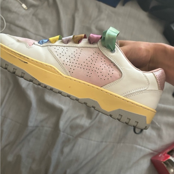 p448 Mason Shade White sneakers 42 Multicolor Made In Italy Size 11.5 Women - Picture 12 of 14